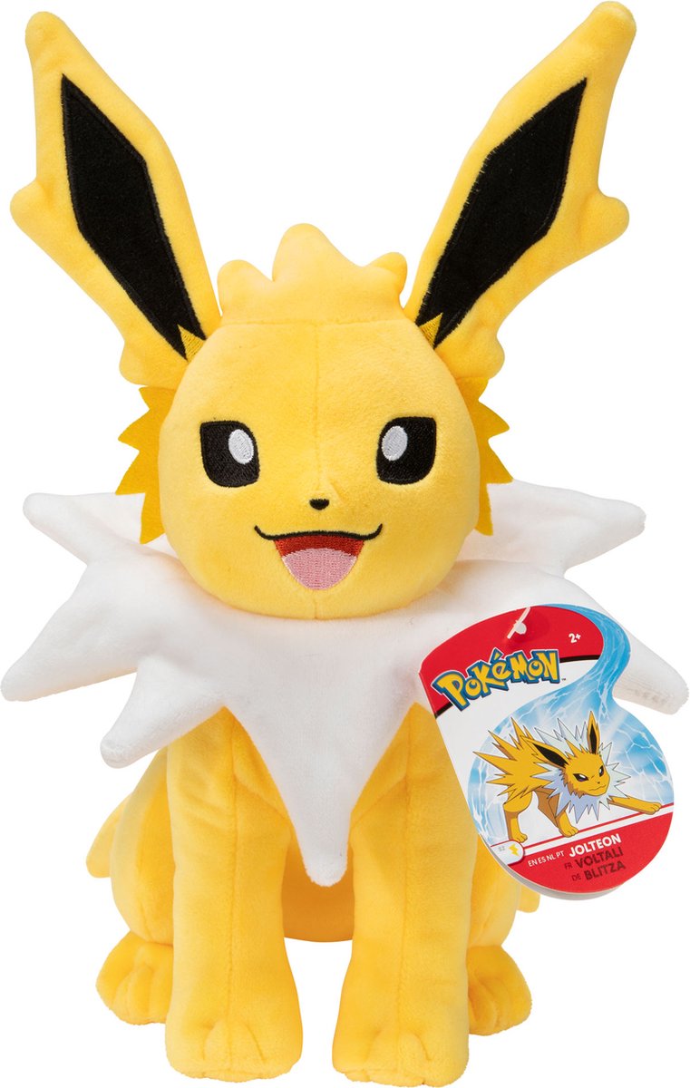 Pokémon - Evoli Evolutions - Peluche Voltali 20cm