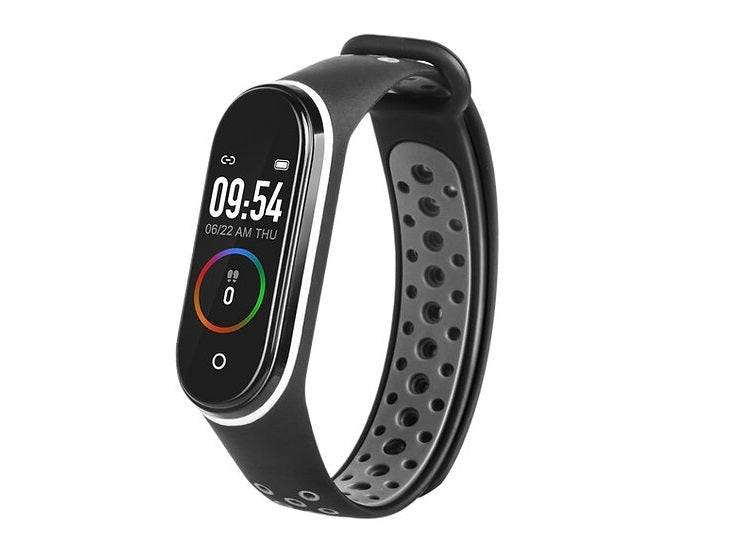 Abyx Fit - Lime - Montre connectée - Noire - flash vidéo