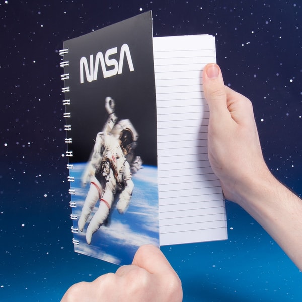 NASA - Cahier de notes lenticulaire A5 - flash vidéo