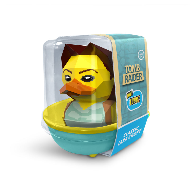 Numskull - Mini TUBBZ Canard de bain - Tomb Raider - Lara Croft (Édition baignoire) - 5cm