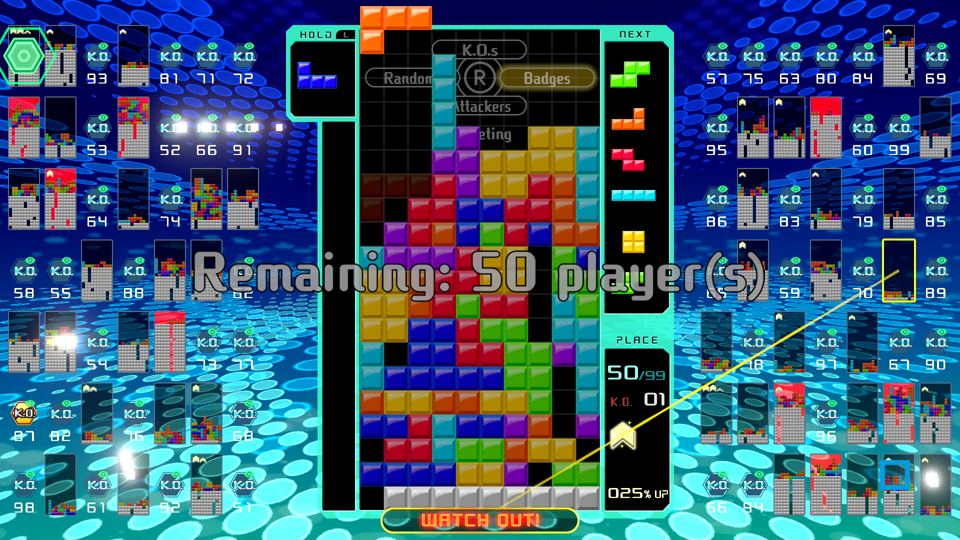 Tetris 99 + Abonnement Nintendo Switch Online 12 mois - flash vidéo