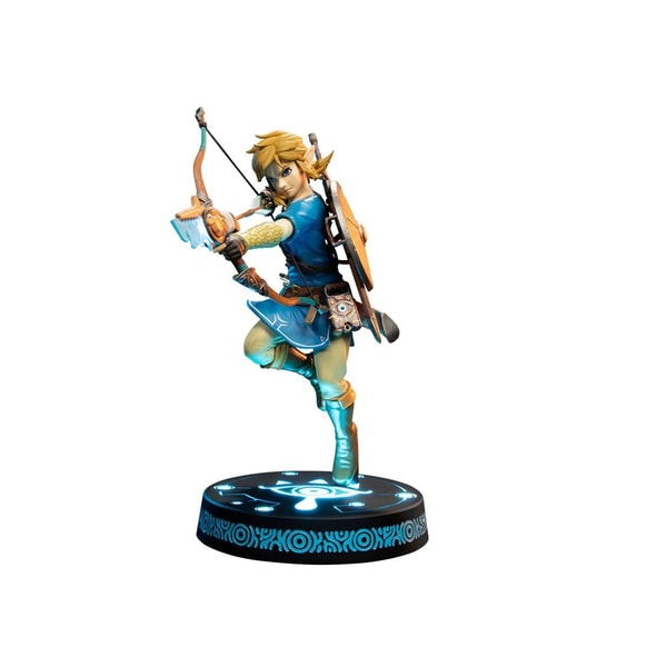 First 4 Figures - The Legend of Zelda : Breath of the Wild - Link Statue Edition Collector 25cm - flash vidéo
