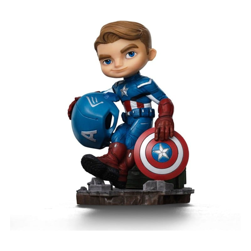 Iron Studios - MiniCo - Marvel - Avengers: The Infinity Saga - Captain America Statue 14cm