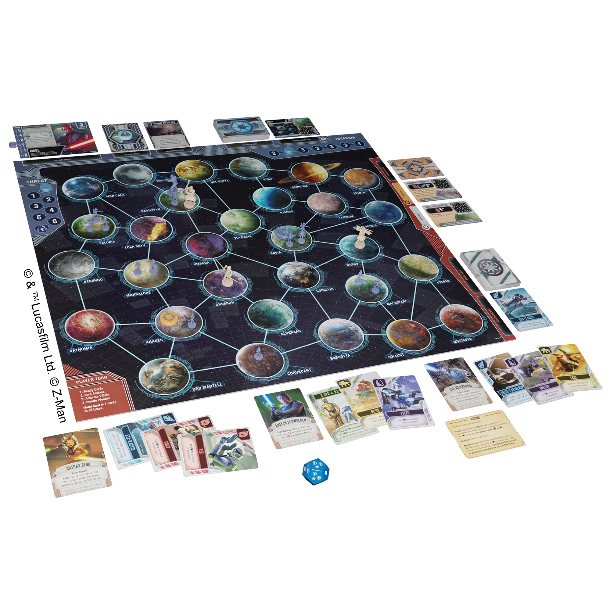 Star Wars - Clone Wars - Pandemic - Le Jeu de Plateau
