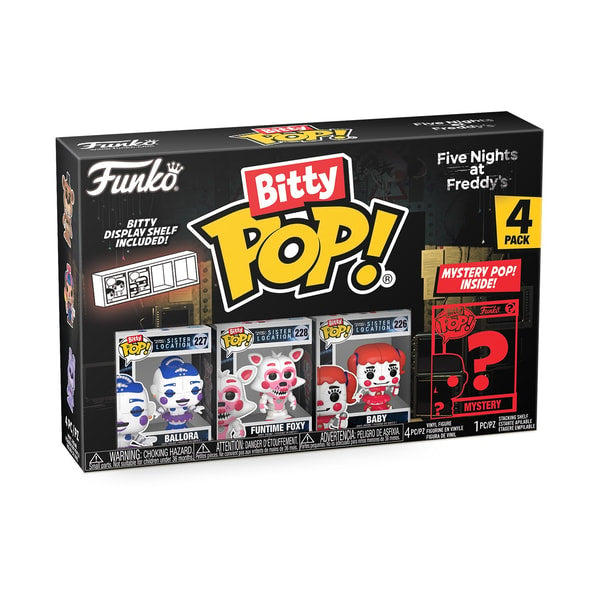 Funko Bitty Pop! 4-Pack: Five Nights at Freddy's Display (12 units) - flash vidéo