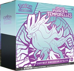 Pokémon JCC - Écarlate et Violet - Coffret Dresseur d'Élite Forces Temporelles Vert-de-Fer ou Serpente-Eau (1x coffret aléatoire) - flash vidéo
