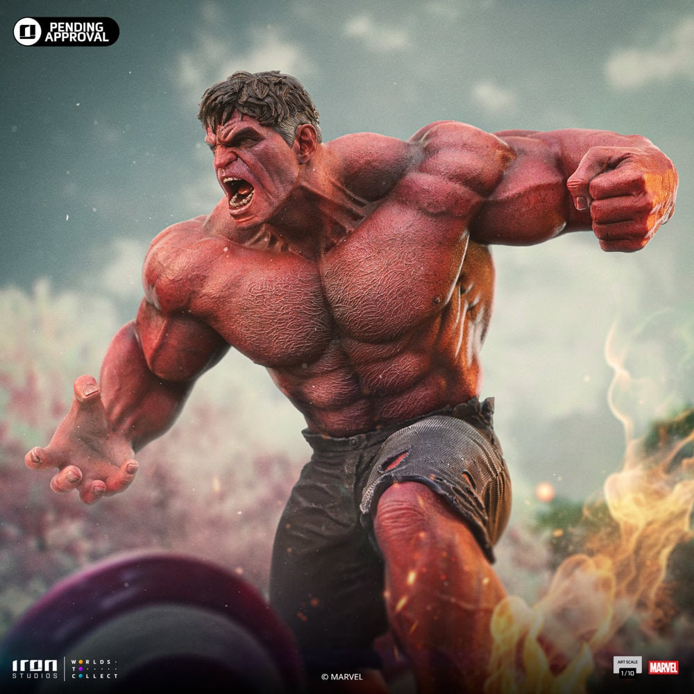 Iron Studios - Art Scale 1/10 - Marvel - Captain America: Brave New World - Red Hulk Statue 23cm