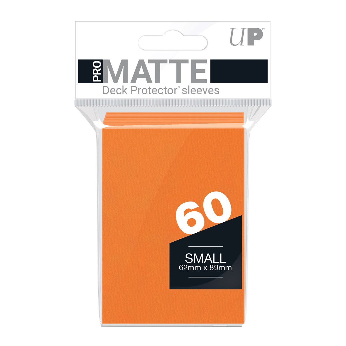 Ultra Pro - PRO-Matte Sachet de 60 protèges cartes petit format Orange (62 x 89 mm) - flash vidéo