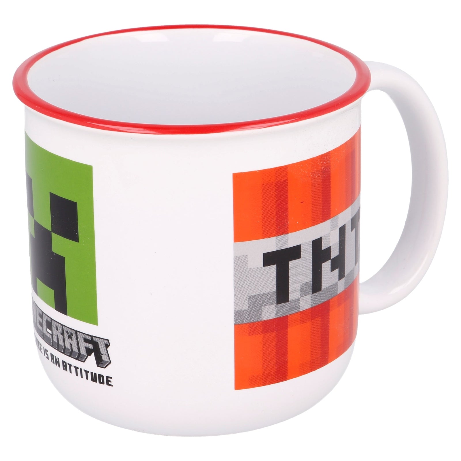 Stor - Minecraft - Mug en céramique 400ml "Creeper et TNT"