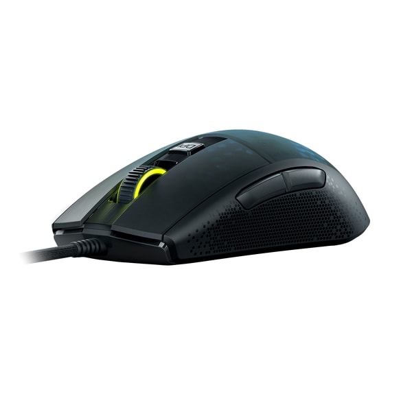 Roccat - Souris de jeu filaire optique ultralégère Burst Pro Noire - flash vidéo