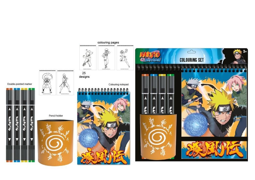 Naruto Shippuden - Kit de coloriage
