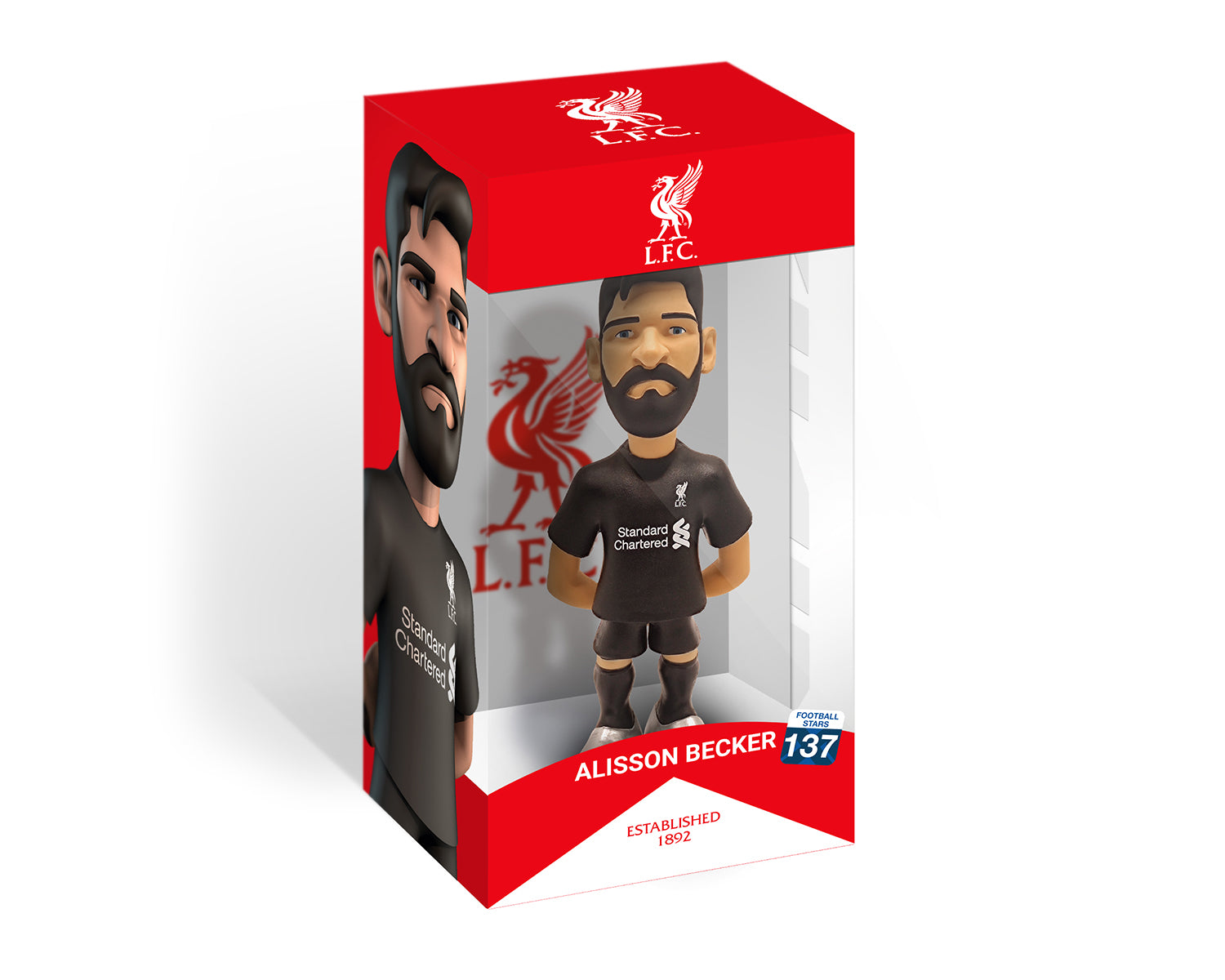 Minix - Football Stars #137 - Liverpool - Alisson - Figurines PVC 12 cm - flash vidéo