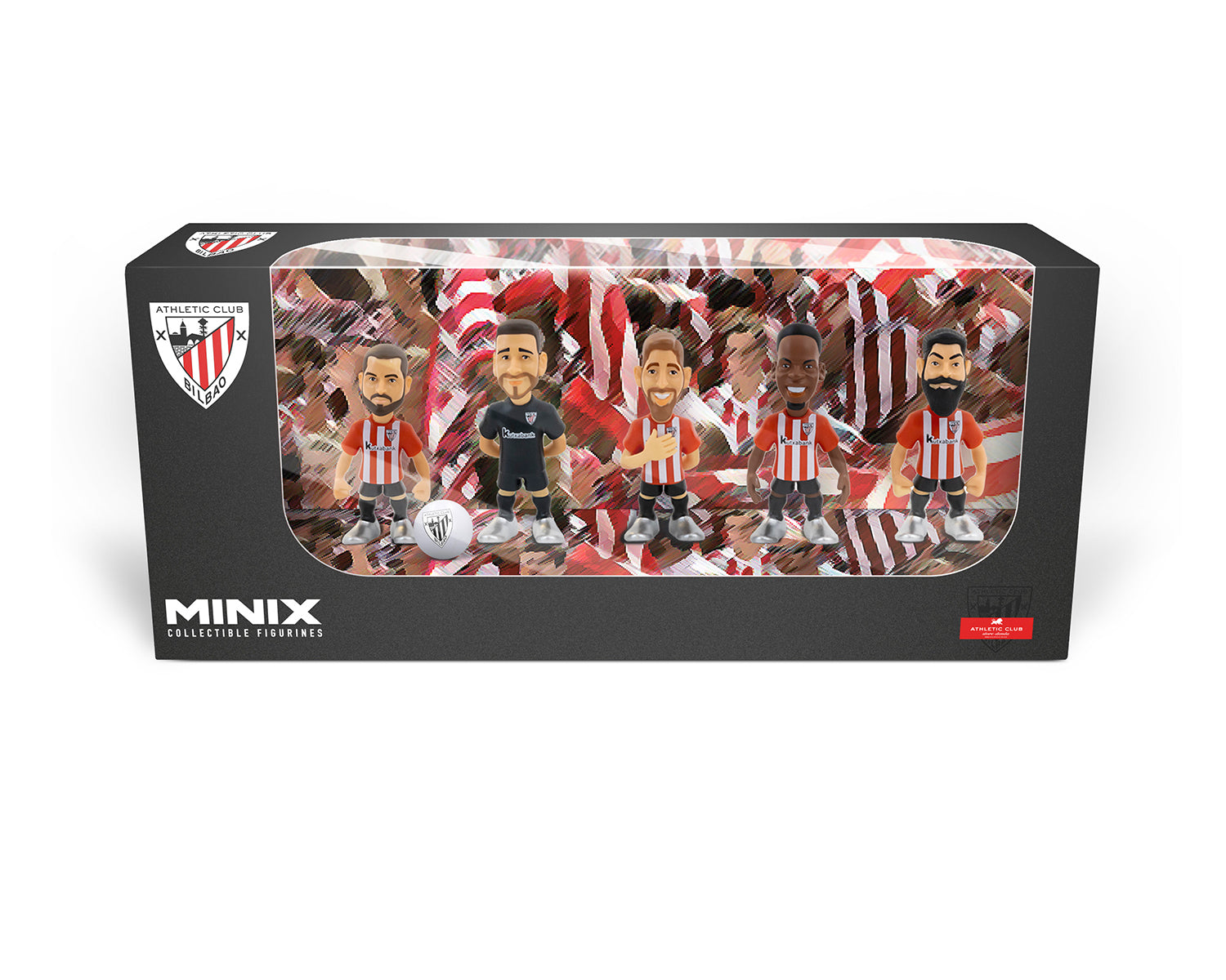 Minix - Football Stars - Pack de 5 Athletic Bilbao - Figurines PVC 7 cm