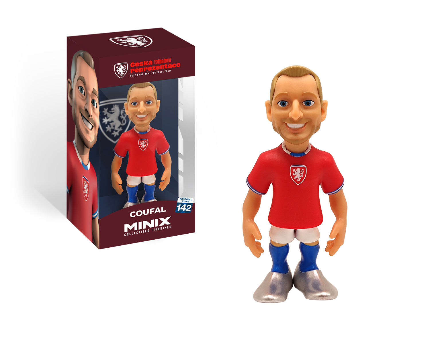 Minix - Football Stars #142 - CZECH National Football Team - Coufal 5 - Figurines PVC 12 cm - flash vidéo