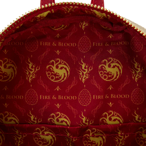 Loungefly: HBO - House of the Dragon - Targaryen Mini Backpack - flash vidéo