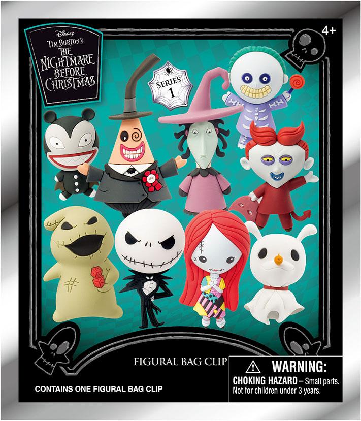 Disney - Assortiment en blind box de figurines de sac de collection L'Étrange Noël de monsieur Jack en mousse (Série 1) (24 pcs) - flash vidéo