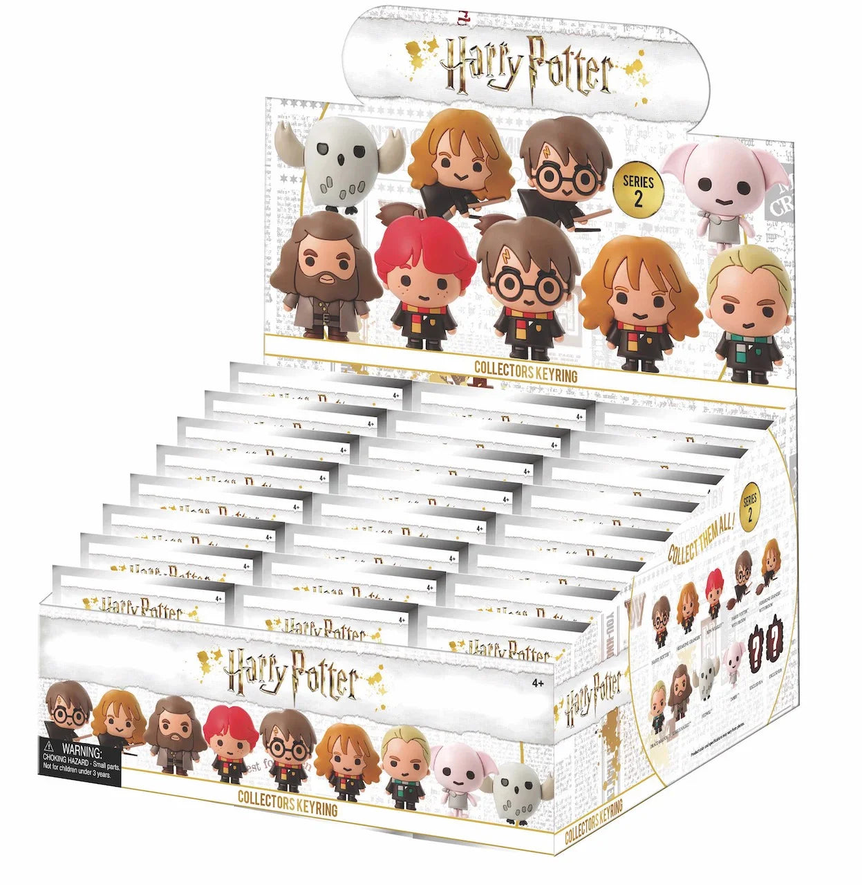 Harry Potter - Assortiment en blind box de figurines de sac de collection Harry Potter en mousse (Série 3) (24 pcs) - flash vidéo
