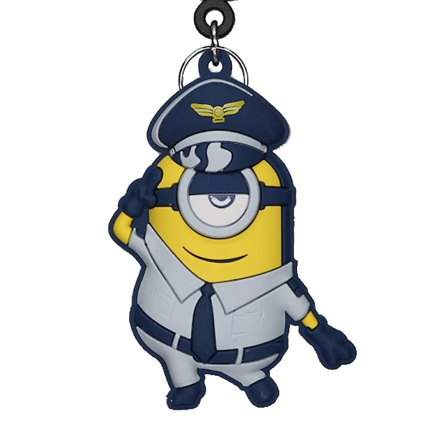 Minions - Figurine de sac en mousse Stuart Pilote - flash vidéo