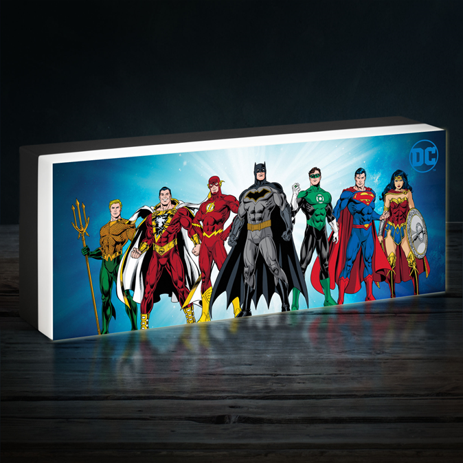 DC Comics - Lampe Personnages Ligue des Justiciers - flash vidéo