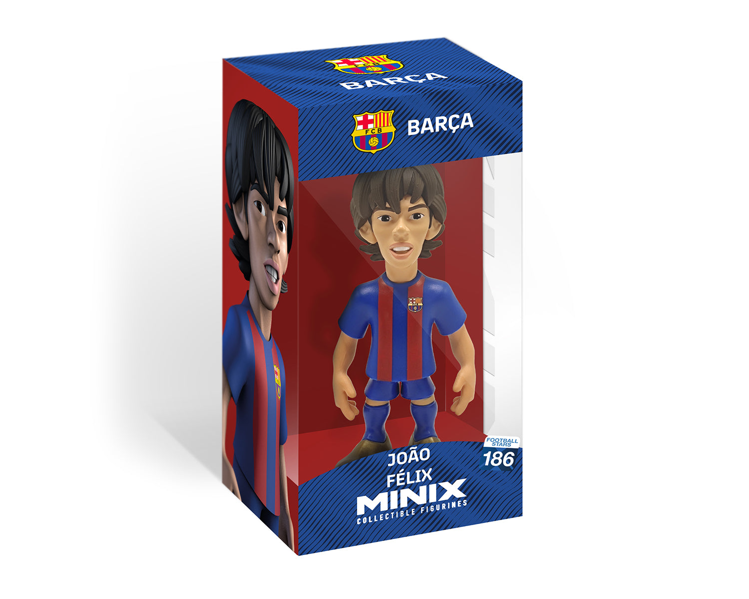Minix - Football Stars #186 - FC Barcelone - Joao Felix 14 - Figurines PVC 12 cm