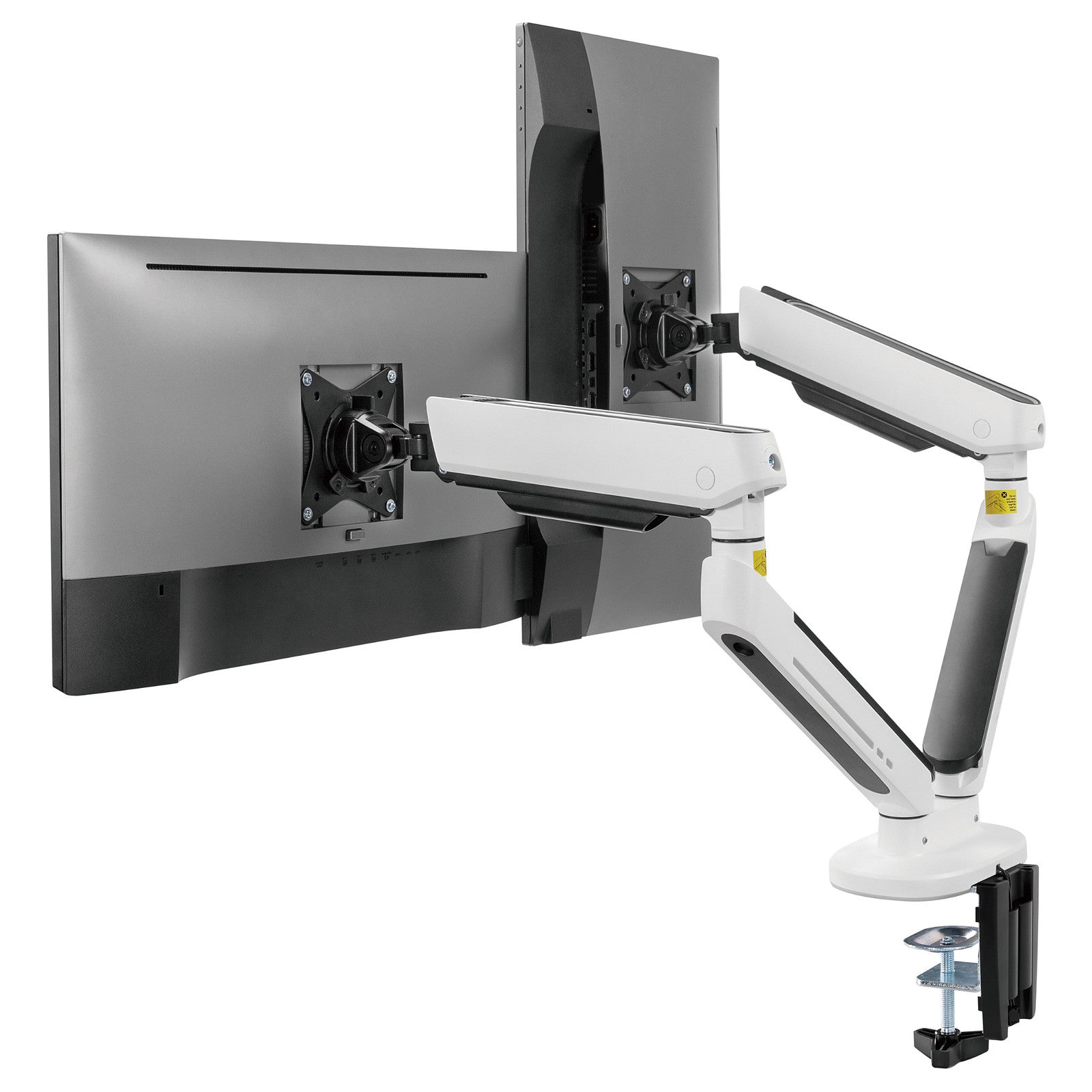 Oplite - MT20 - Support double pour moniteur - Blanc - flash vidéo