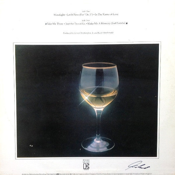 Grover Washington, Jr. – Winelight [Vinyle 33Tours]