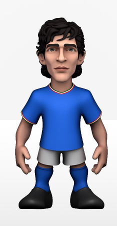 Minix - Football Legends #112I - Paolo Rossi Italie - Figurines PVC 12 cm