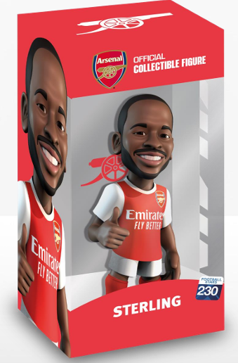 Minix - Football Stars #230 - Arsenal - Sterling - Figurines PVC 12 cm
