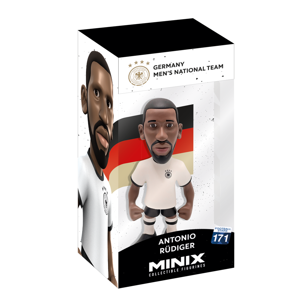 Minix - Football Stars #171 - DFB - Rudiger 22 - Figurines PVC 12 cm - flash vidéo