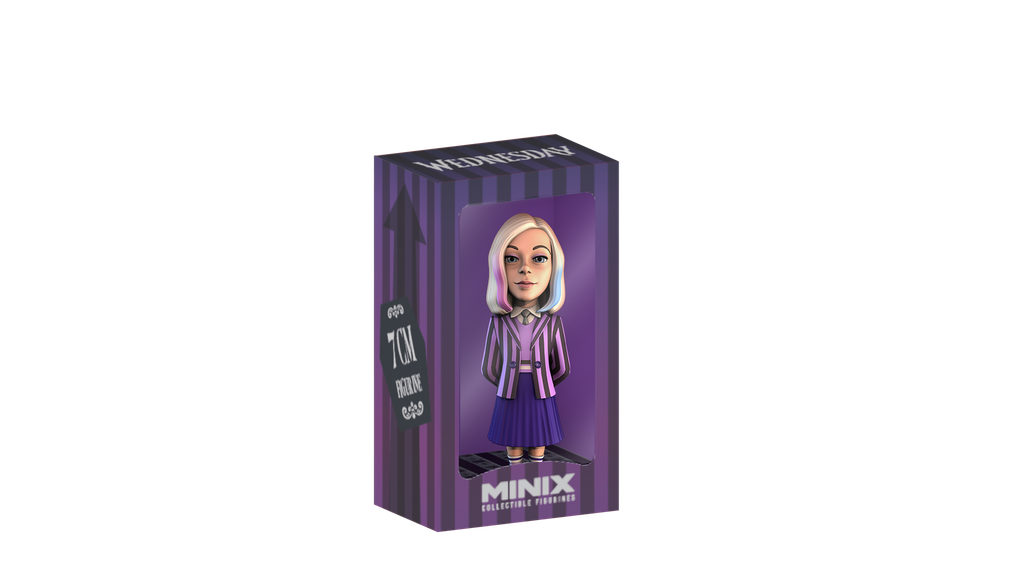 Minix - Box - Wednesday - Enid - Figurines PVC 7 cm