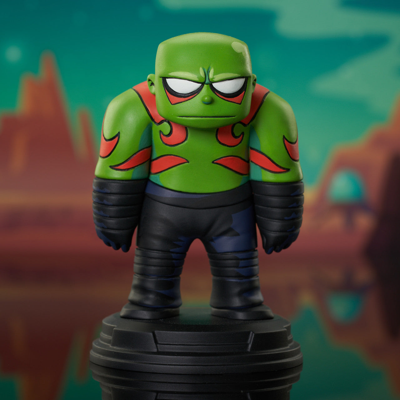 Diamond Select Toys - Marvel Animated Style - Drax Statue 13cm - flash vidéo