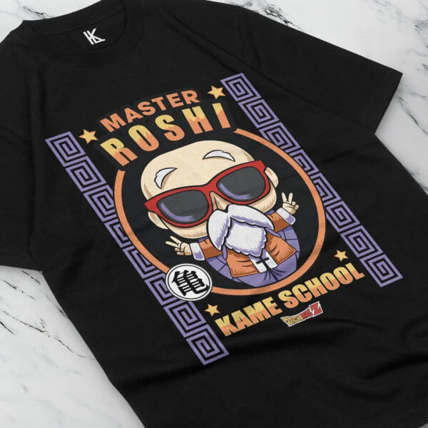 Funko Pop! Tee: Dragon Ball Z - Master Roshi - L - flash vidéo