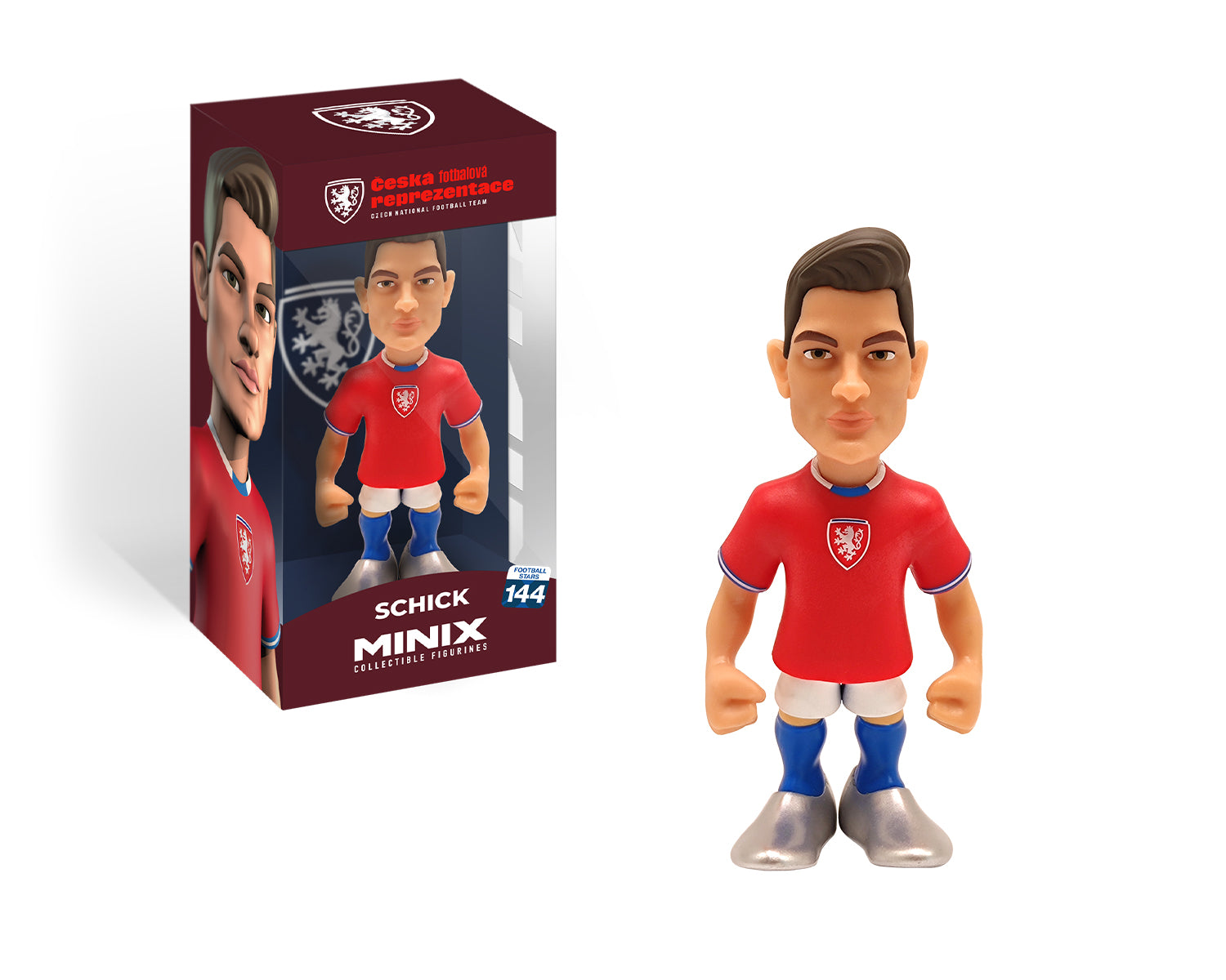 Minix - Football Stars #144 - CZECH National Football Team - Schick 10 - Figurines PVC 12 cm - flash vidéo