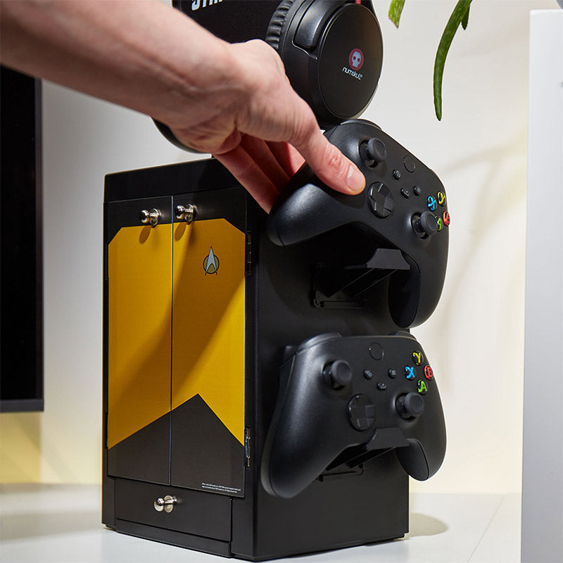 CBS - Meuble de rangement officiel Star Trek Jaune pour gamer - flash vidéo