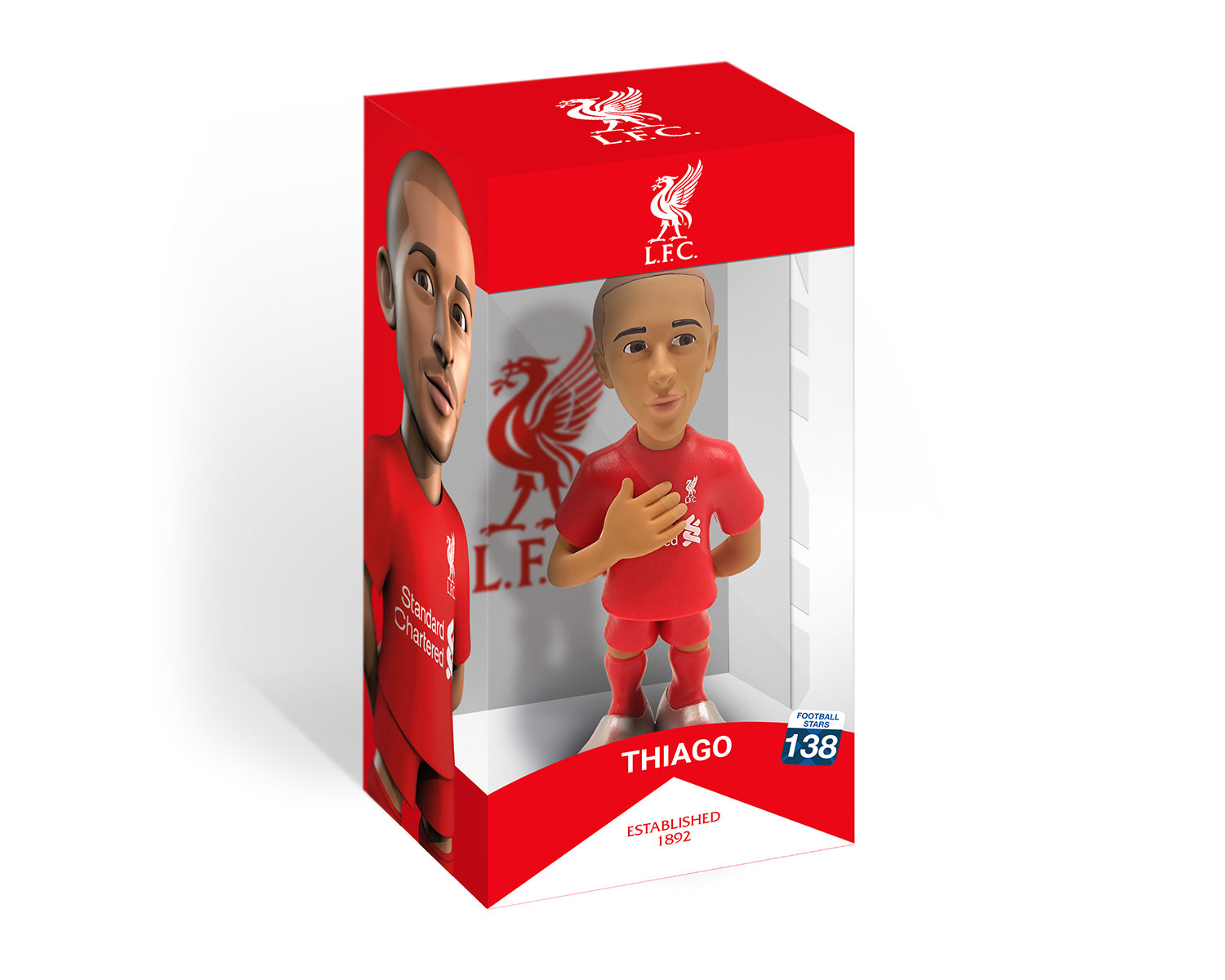 Minix - Football Stars #138 - Liverpool - Thiago 6 - Figurines PVC 12 cm - flash vidéo