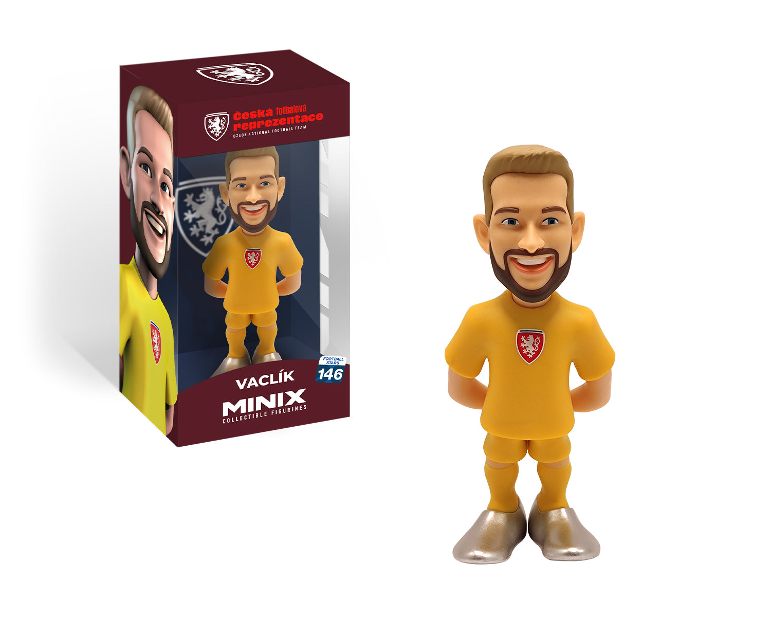 Minix - Football Stars #146 - CZECH National Football Team - Vaclik 1 - Figurines PVC 12 cm - flash vidéo
