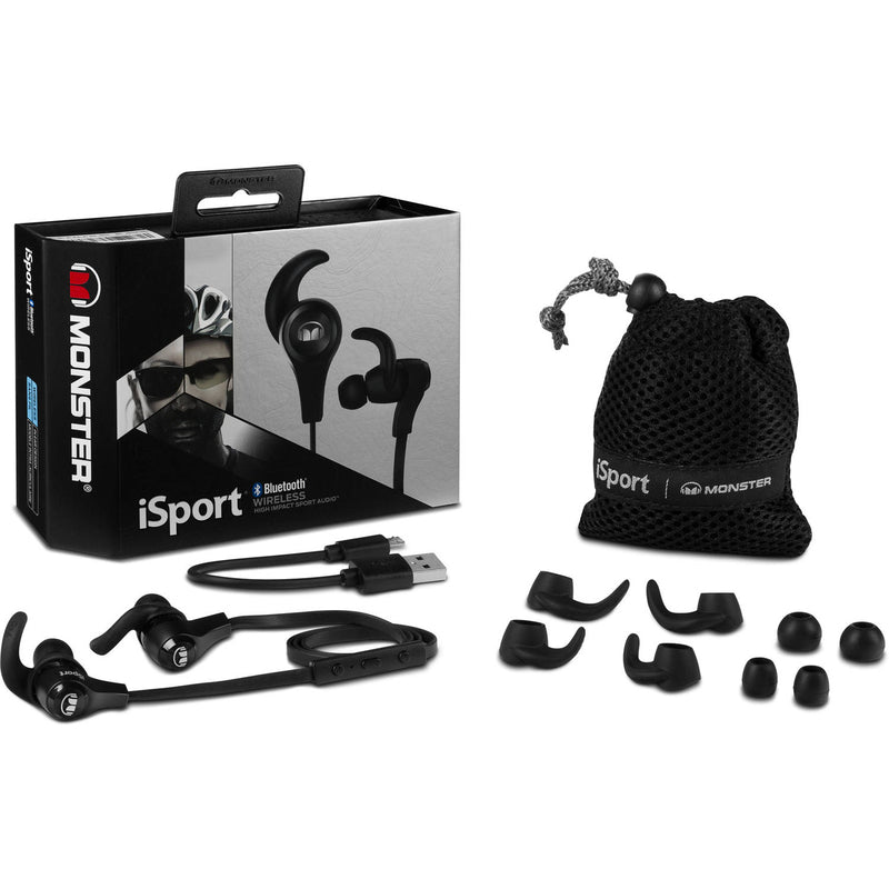 Monster iSport Achieve Wireless Earbuds black