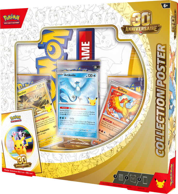 Pokémon JCC : Collection poster 30e Anniversaire