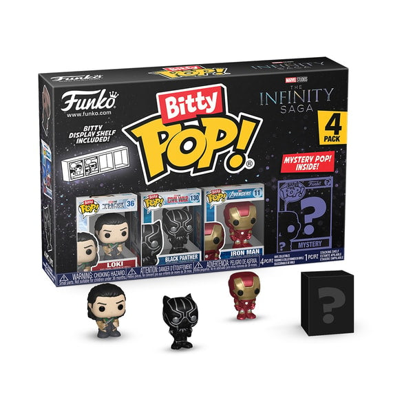 Funko Bitty Pop! 4-Pack: Marvel: The Avengers - Loki - flash vidéo