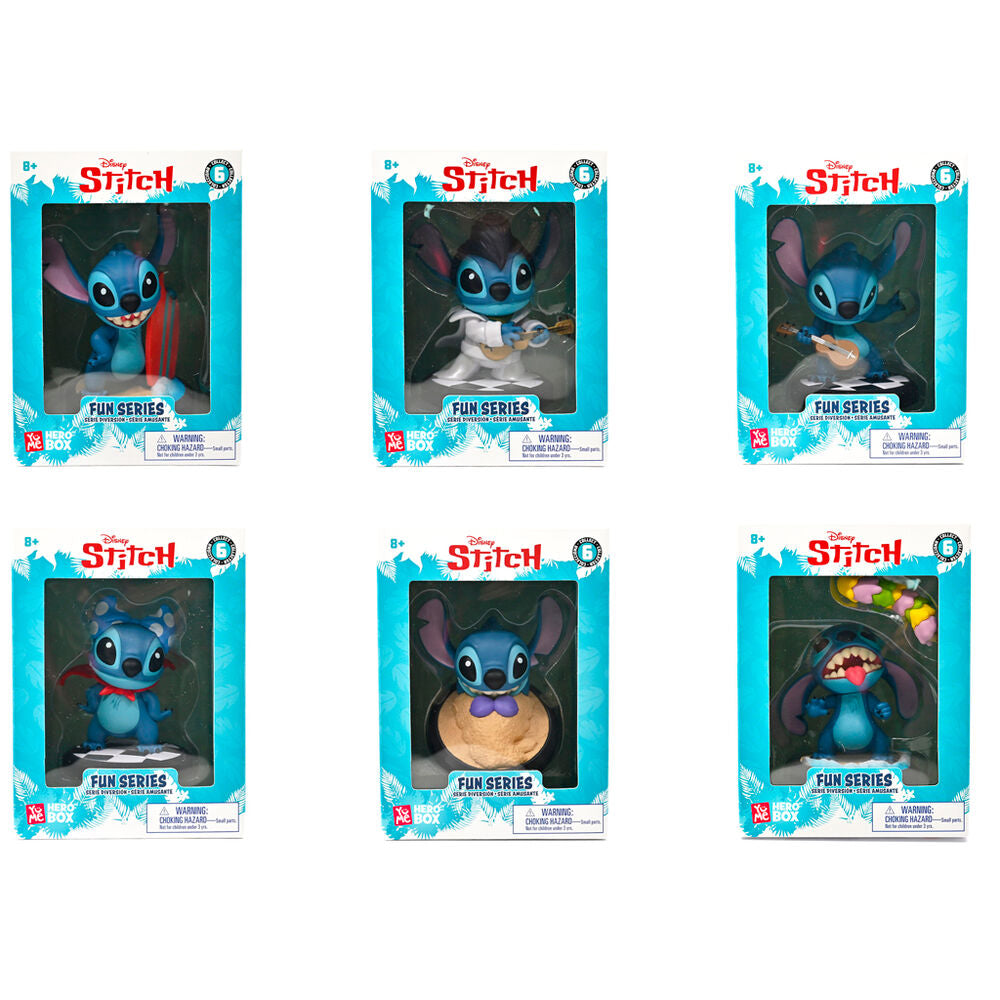 YuMe Hero Box Fun Series - Display de figurines Stitch 8cm (12 unités)