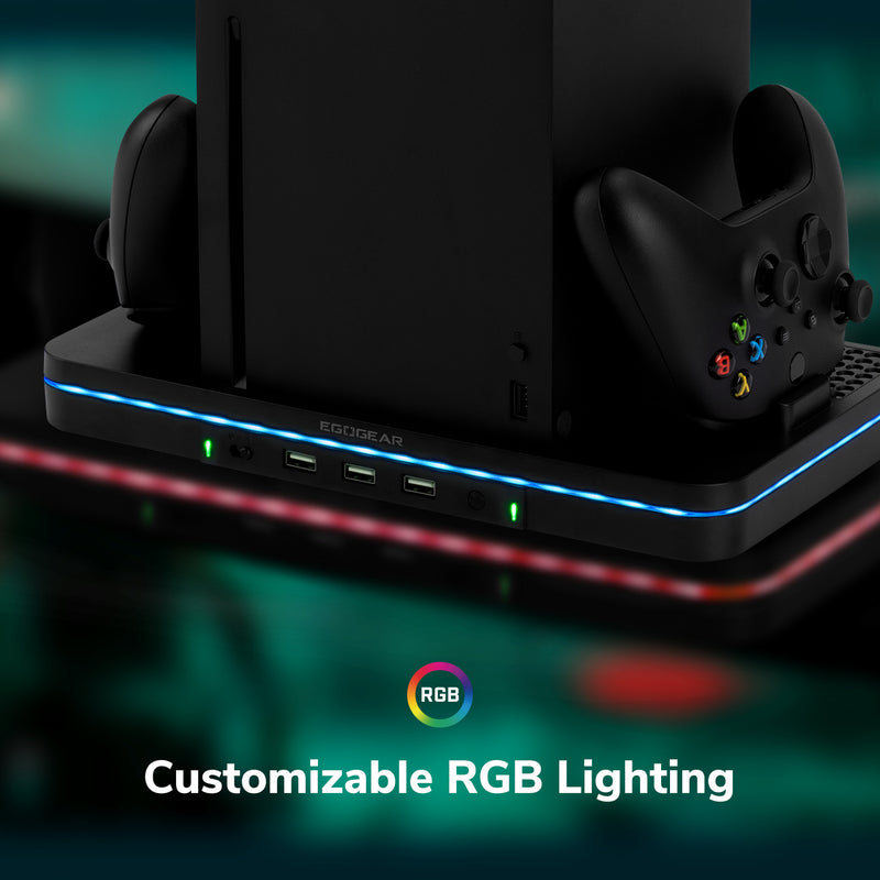EgoGear - PCH35 - Station d'accueill et de charge Chroma pour Xbox Series X