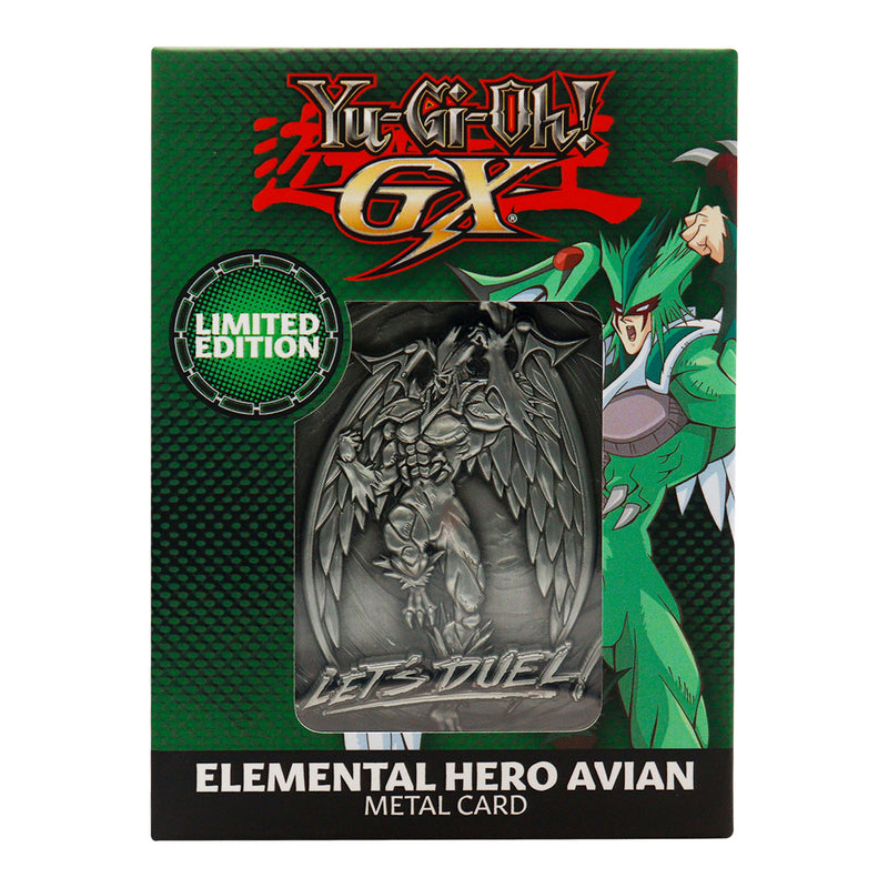 Yu-Gi-Oh! GX - Lingot de Métal "Avian, Héros Elémentaire" en Édition Limitée