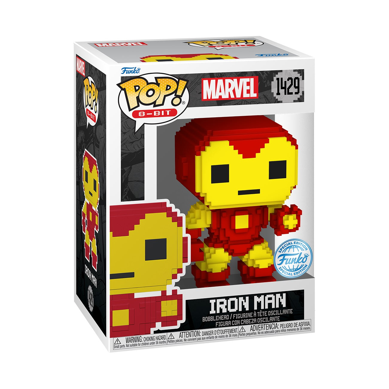 Funko Pop! Marvel: 8-Bit - Iron Man - flash vidéo