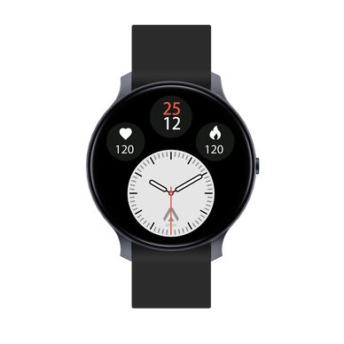 Abyx Fit - Light HD - Montre connectée - Noire - flash vidéo