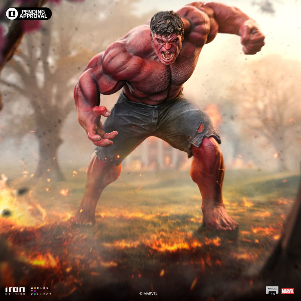 Iron Studios - Art Scale 1/10 - Marvel - Captain America: Brave New World - Red Hulk Statue 23cm