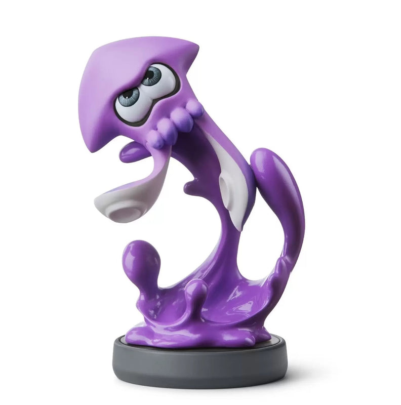 Amiibo Inklink Squid Neon Purple - Splatoon Collection