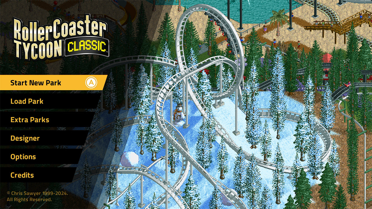 Rollercoaster Tycoon Classic - flash vidéo