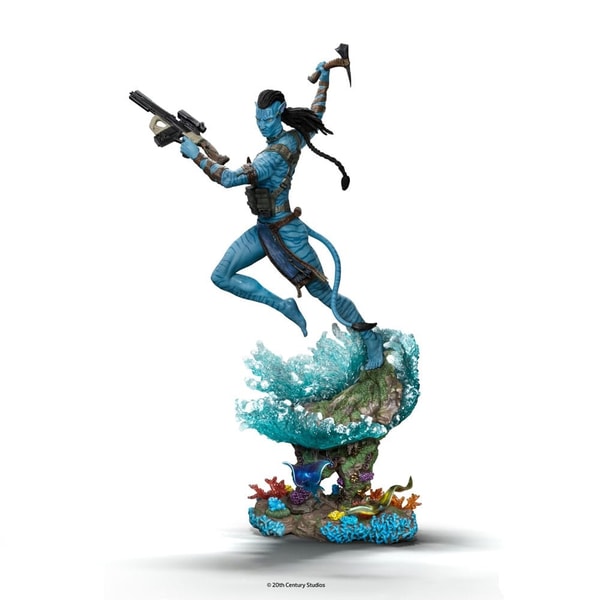 Iron Studios - BDS Art Scale 1/10 - Avatar : La Voie de l'eau - Jake Sully Statue 48cm - flash vidéo