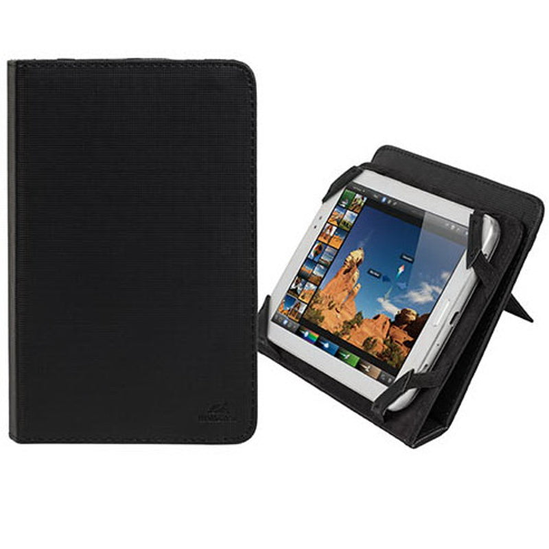 RivaCase 3202 Etui pliant avec support béquille pour tablettes 7" Noir