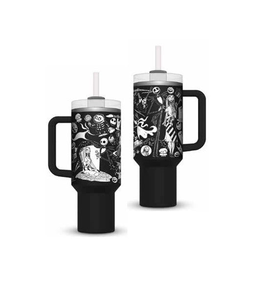 L'Étrange Noël de monsieur Jack - Mug de voyage en acier inoxydable 1.2L - flash vidéo
